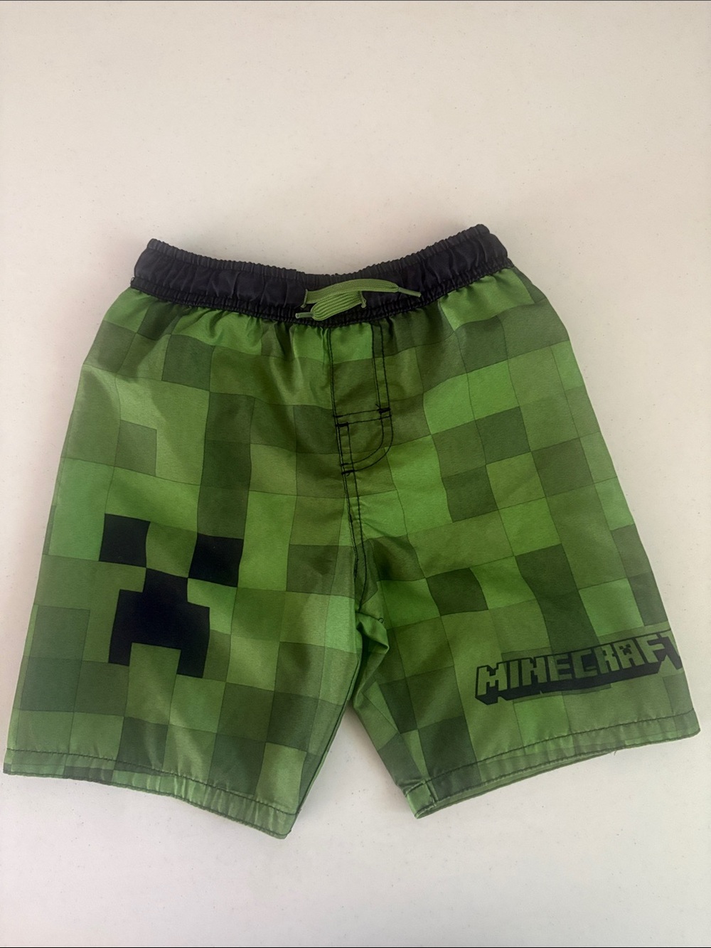 Minecraft Green Creeper Swim Shorts